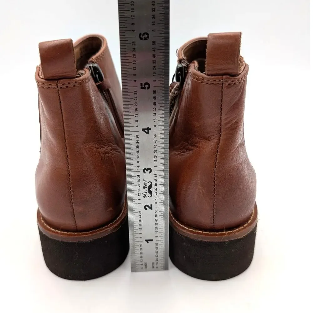 Sofft Paige Waterproof Chelsea Ankle Boots Women's Bourbon Size US6M EU36.5